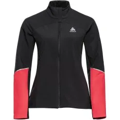 ODLO ENGVIK JACKET W BLACK/POPPY RED 22
