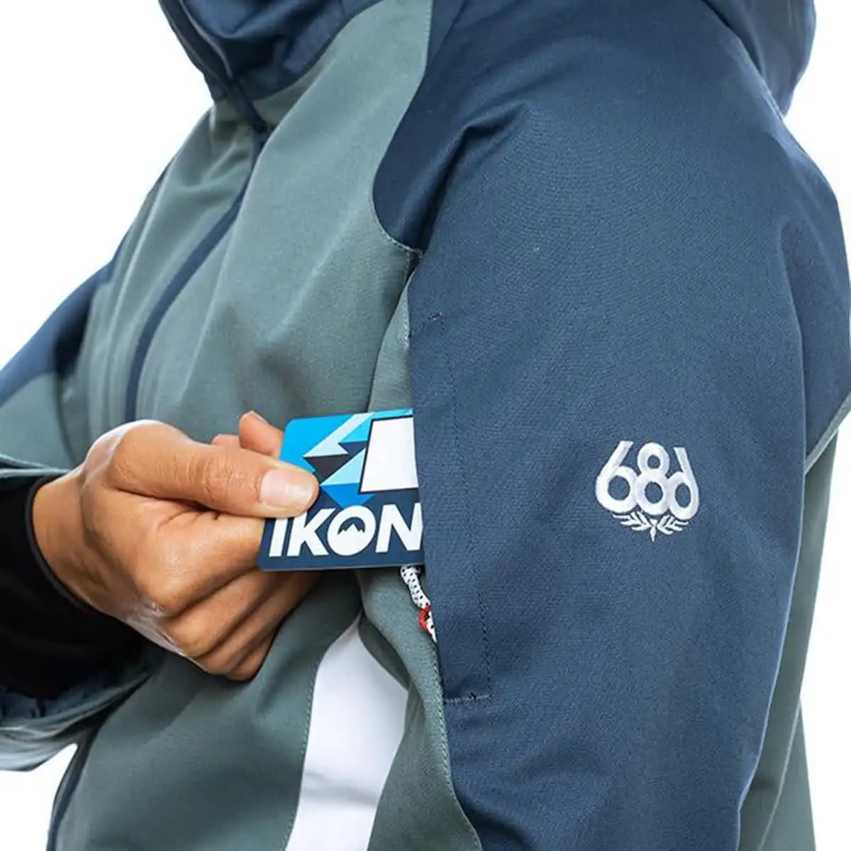 686 LIGHTBEAM INSULATED JACKET W GOBLIN BLUE CLRBLK 22 â Image 3