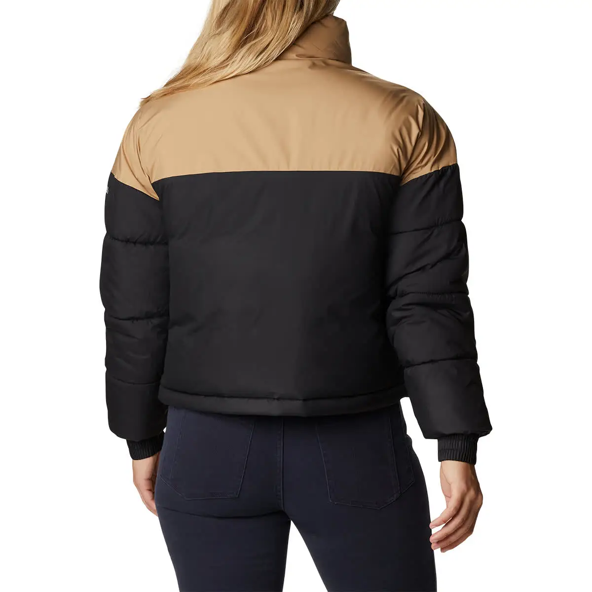 COLUMBIA PIKE LAKE CROPPED JACKET W BLACK/CHALK/BEACH 22 â Image 2