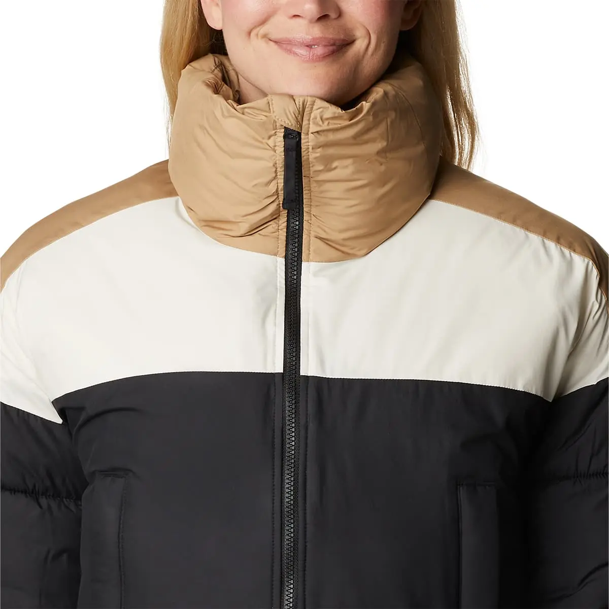 COLUMBIA PIKE LAKE CROPPED JACKET W BLACK/CHALK/BEACH 22 â Image 5