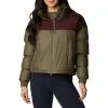 COLUMBIA PIKE LAKE CROPPED JACKET W STONE GREEN/MALBEC/OLIVE GREEN 22