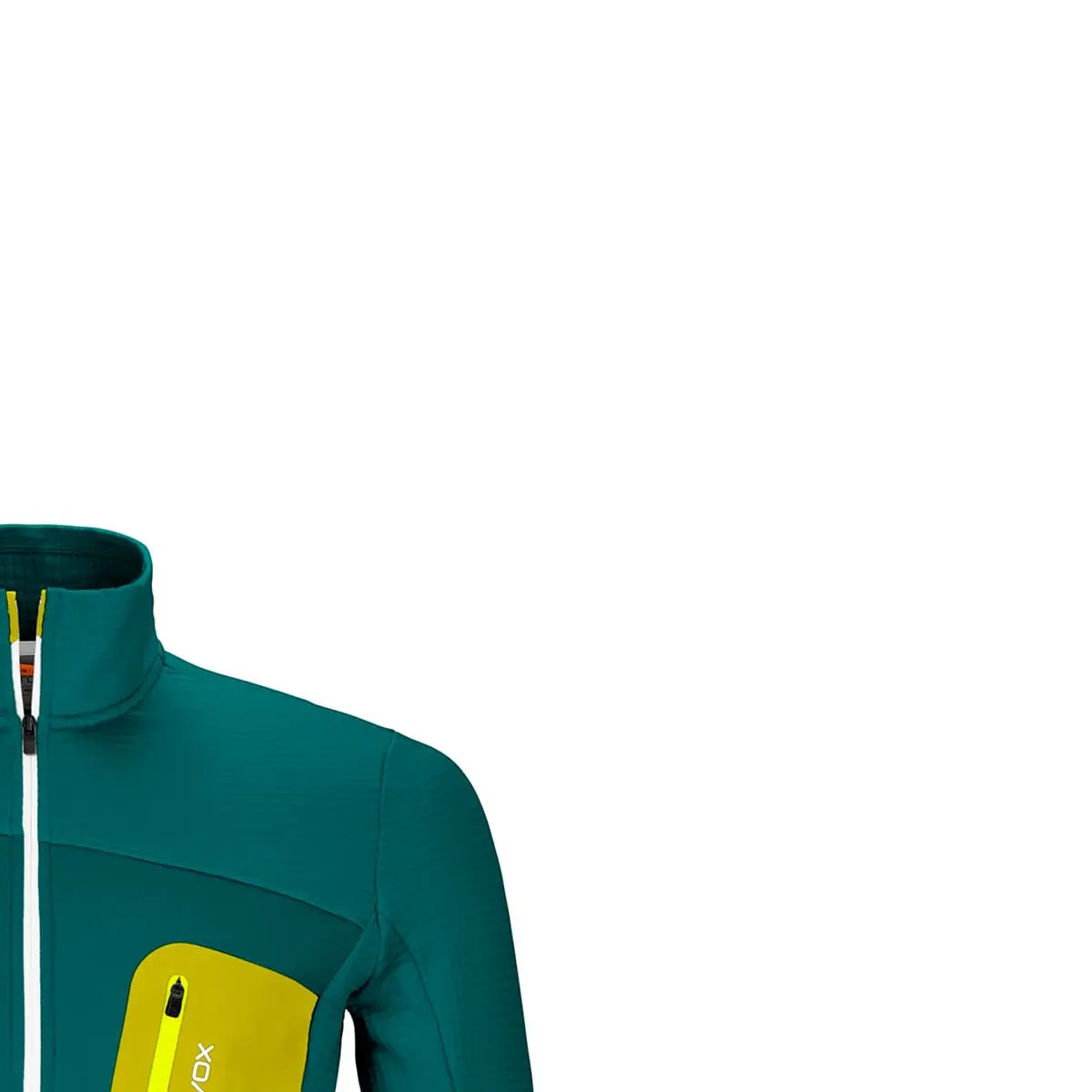 ORTOVOX FLEECE GRID JACKET M PACIFIC GREEN 23 â Image 4