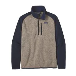 PATAGONIA M'S BETTER SWEATER 1/4 ZIP OAR TAN 23