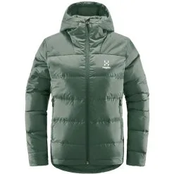 Haglöfs HAGLOFS BIELD DOWN HOOD WOMEN FJELL GREEN 22