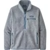 PATAGONIA W'S RETRO PILE P/O MARSUPIAL SALT GREY W/LIGHT PLUME GREY 23
