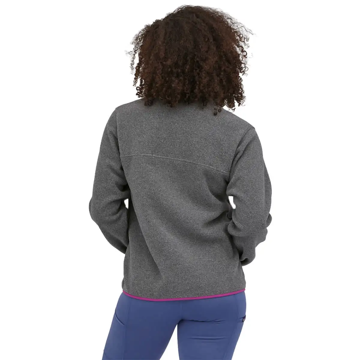 PATAGONIA W'S LW SYNCH SNAP-T P/O NICKEL W/AMARANTH PINK 23 â Image 3