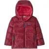 PATAGONIA BABY HILOFT DOWN SWEATER HOODY WAX RED 23