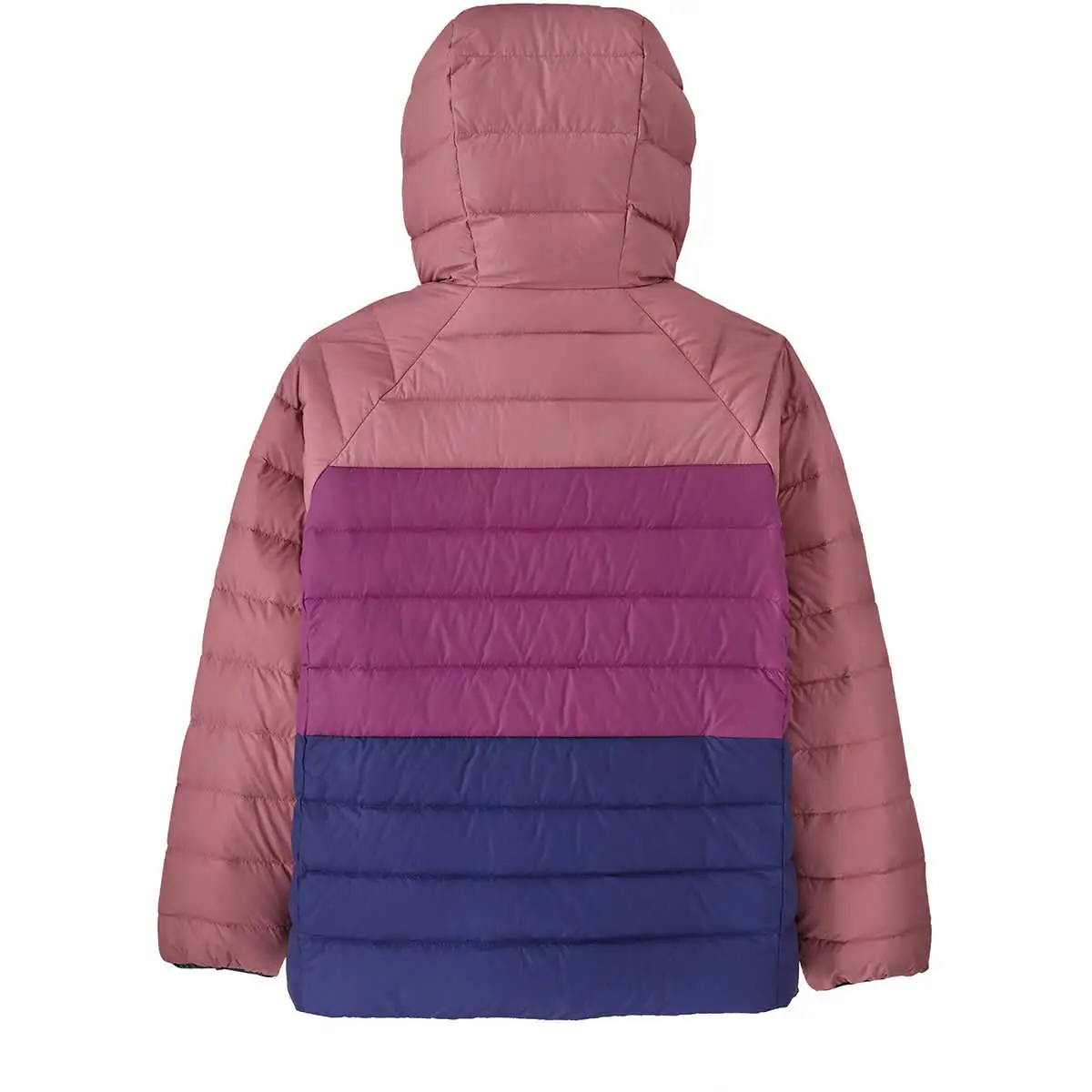 PATAGONIA K'S REVERSIBLE DOWN SWEATER HOODY WANDERING WOODS: INK BLACK 23 – Image 3