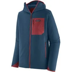 PATAGONIA M'S R2 TECHFACE HOODY TIDEPOOL BLUE 23