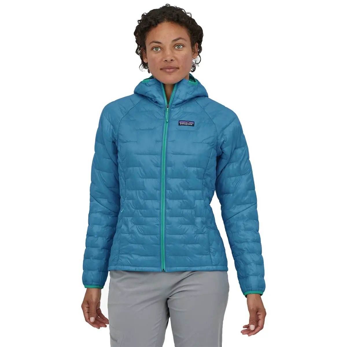 PATAGONIA W'S MICRO PUFF HOODY ANACAPA BLUE 23 â Image 2