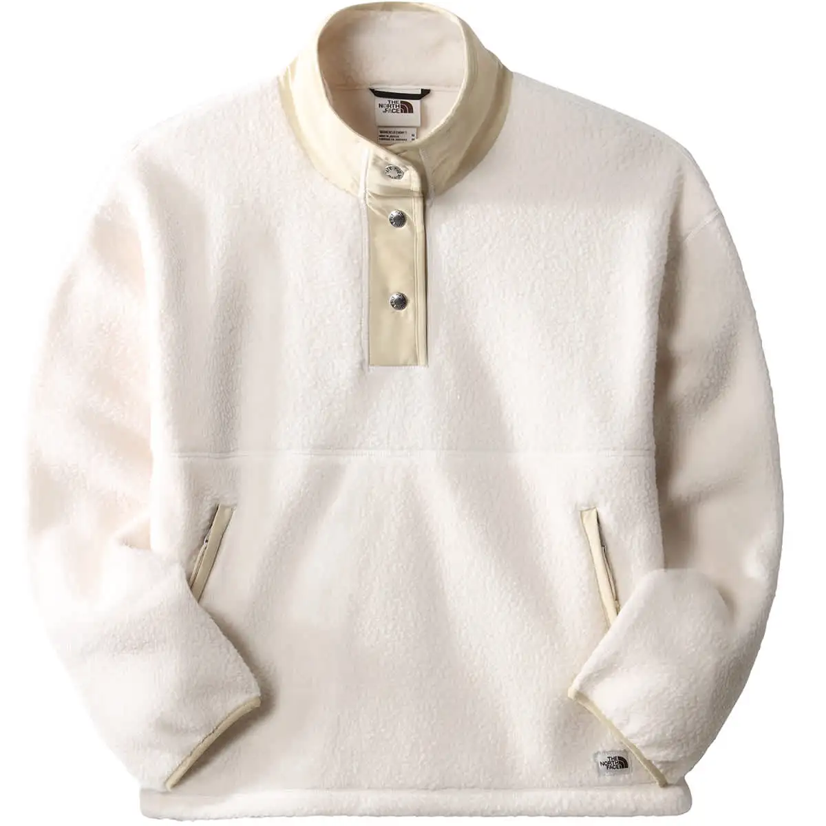 THE NORTH FACE W CRAGMONT FLEECE 1/4 SNAP GARDENIA WHITE/GRAVEL 23