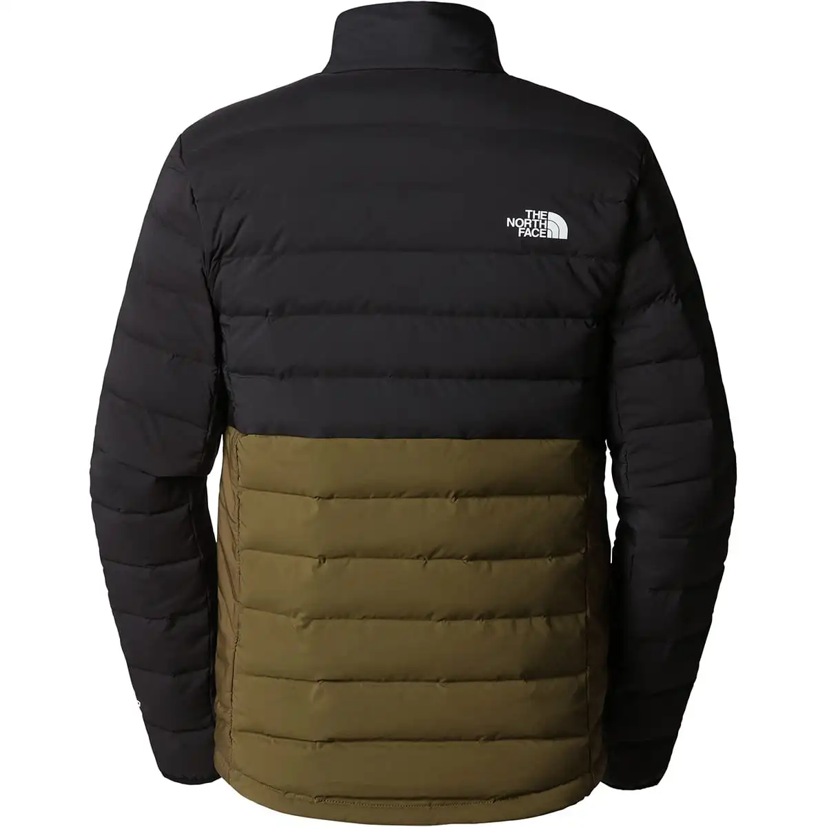 THE NORTH FACE M BELLEVIEW STRCH DWN JKT TNF BLK/MLTRY OLI 23 – Image 2