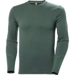 HELLY HANSEN LIFA MERINO MIDWEIGHT CREW DARKEST SPRUCE 23