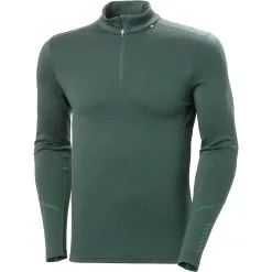 HELLY HANSEN LIFA MERINO MIDWEIGHT 1/2 ZIP DARKEST SPRUCE/ANGORA 23