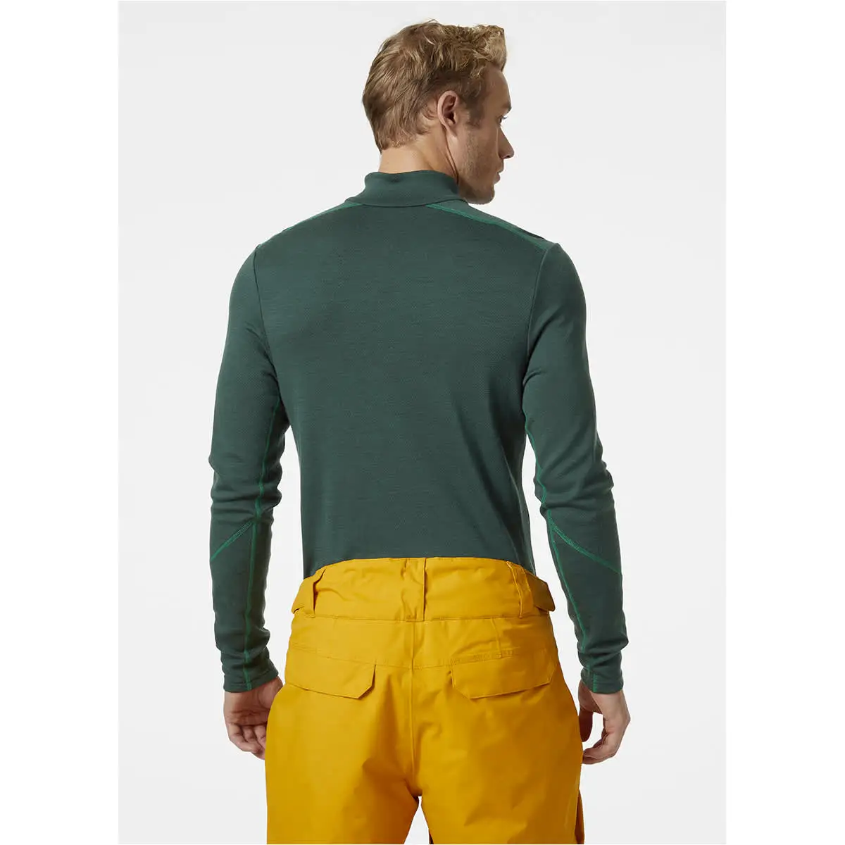 HELLY HANSEN LIFA MERINO MIDWEIGHT 1/2 ZIP DARKEST SPRUCE/ANGORA 23 â Image 4