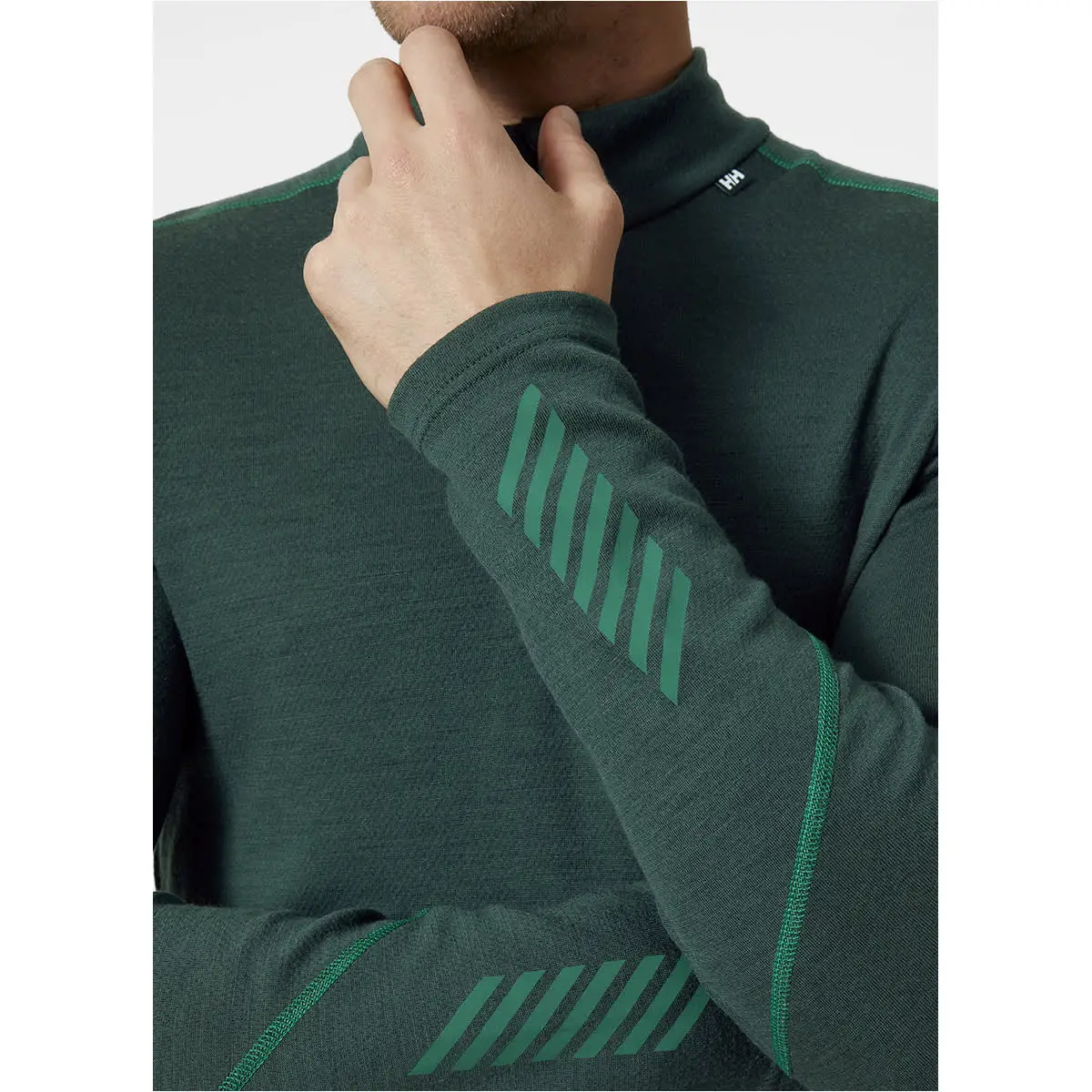 HELLY HANSEN LIFA MERINO MIDWEIGHT 1/2 ZIP DARKEST SPRUCE/ANGORA 23 â Image 5