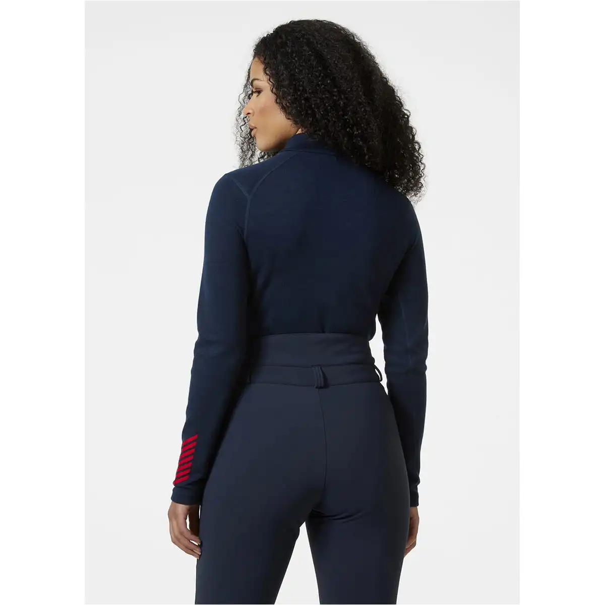 HELLY HANSEN W LIFA MERINO MIDWEIGHT GRAPHIC NAVY 23 â Image 4