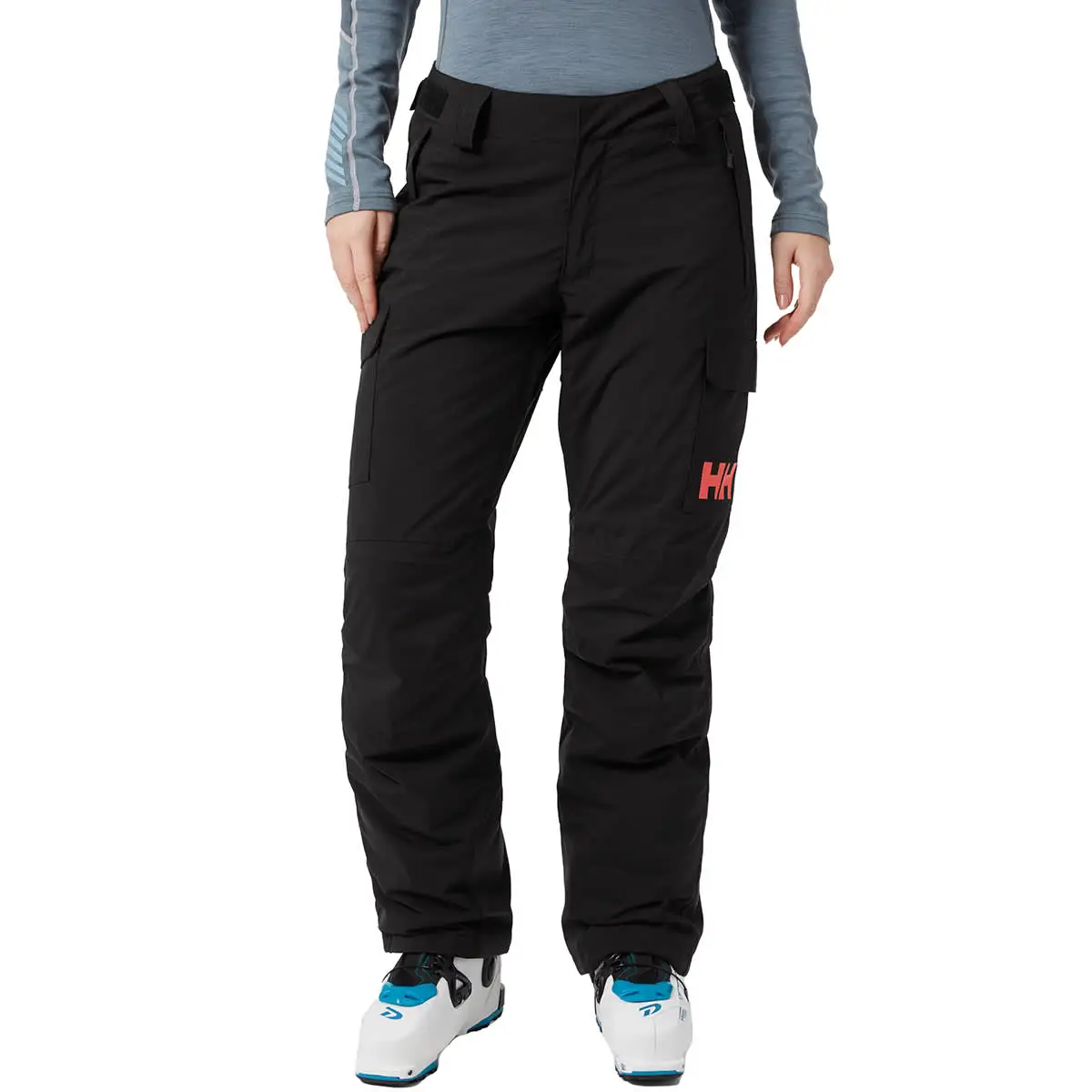HELLY HANSEN W SWITCH CARGO INSULATED PANT BLACK 23 – Image 3