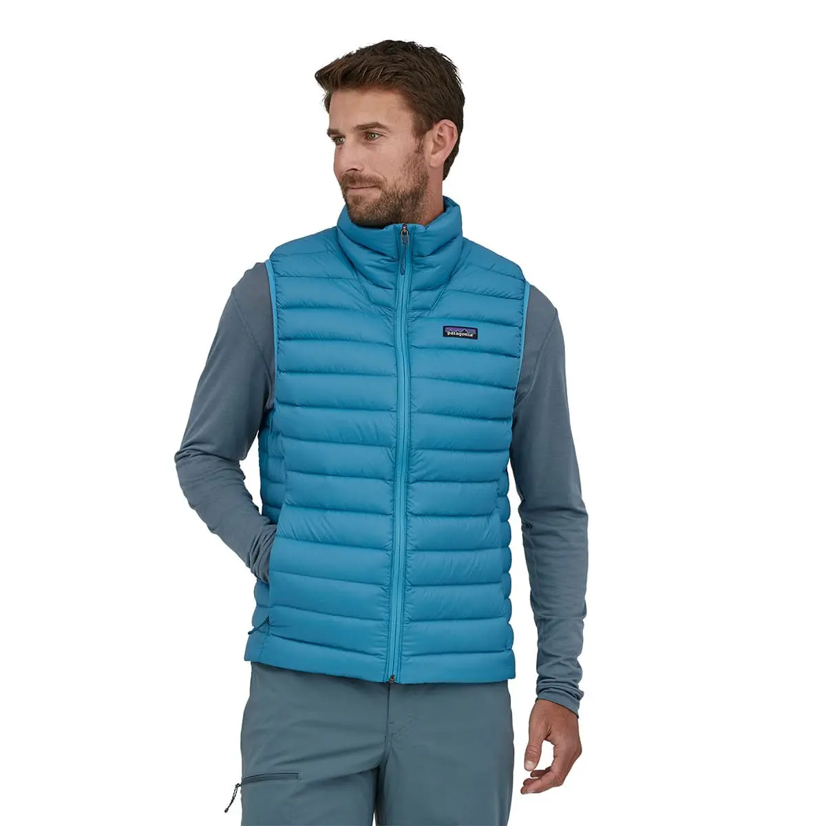 PATAGONIA M'S DOWN SWEATER VEST ANACAPA BLUE 23 â Image 4