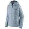 PATAGONIA W'S NANO PUFF HOODY STEAM BLUE 23