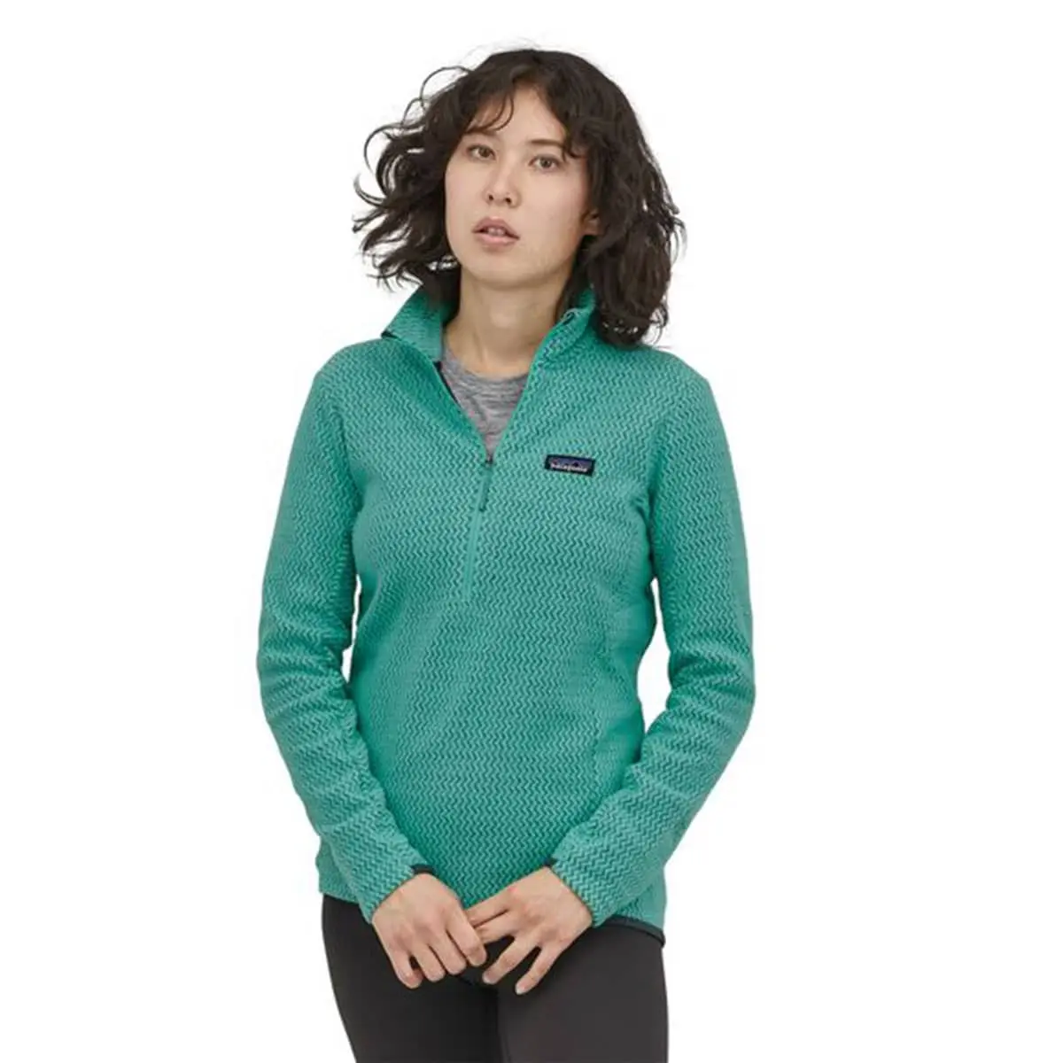 PATAGONIA W'S R1 AIR ZIP NECK FRESH TEAL 23 – Image 3