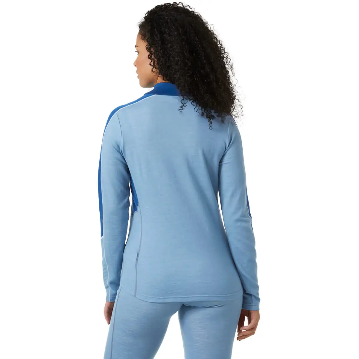 HELLY HANSEN W LIFA MERINO LIGHTWEIGHT 1/2 ZIP BLUE FOG 23 – Image 4