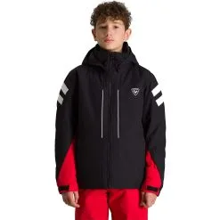 ROSSIGNOL BOY SKI JKT BLACK 23