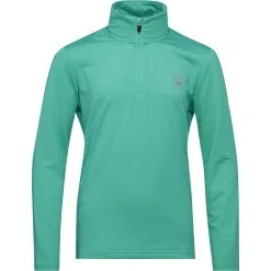 ROSSIGNOL BOY 1/2 ZIP WARM STRETCH TURQUOISE 23