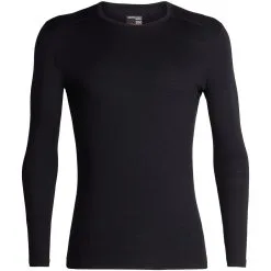 ICEBREAKER MERINO 200 OASIS LS CREWE BLACK 23