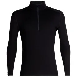 ICEBREAKER 260 TECH LS HALF ZIP BLACK 23