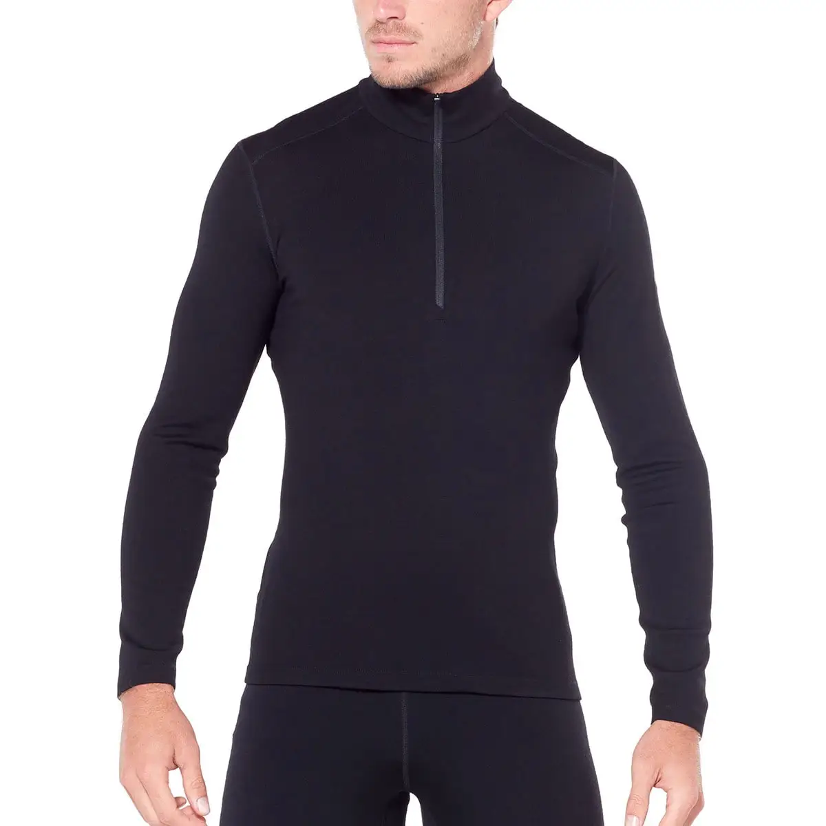 ICEBREAKER 260 TECH LS HALF ZIP BLACK 23 â Image 2