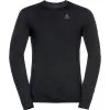 ODLO T-SHIRT ML NATURAL 100% MERINO BLACK 23