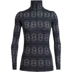 ICEBREAKER WMNS 250 VERTEX LS HALF ZIP CRYSTALLINE MIDNIGHT NAVY 22