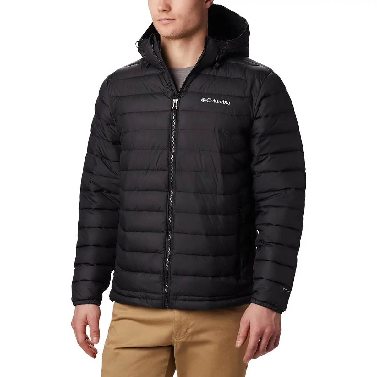 COLUMBIA POWDER LITE HOODED JKT BLACK 23 – Image 8