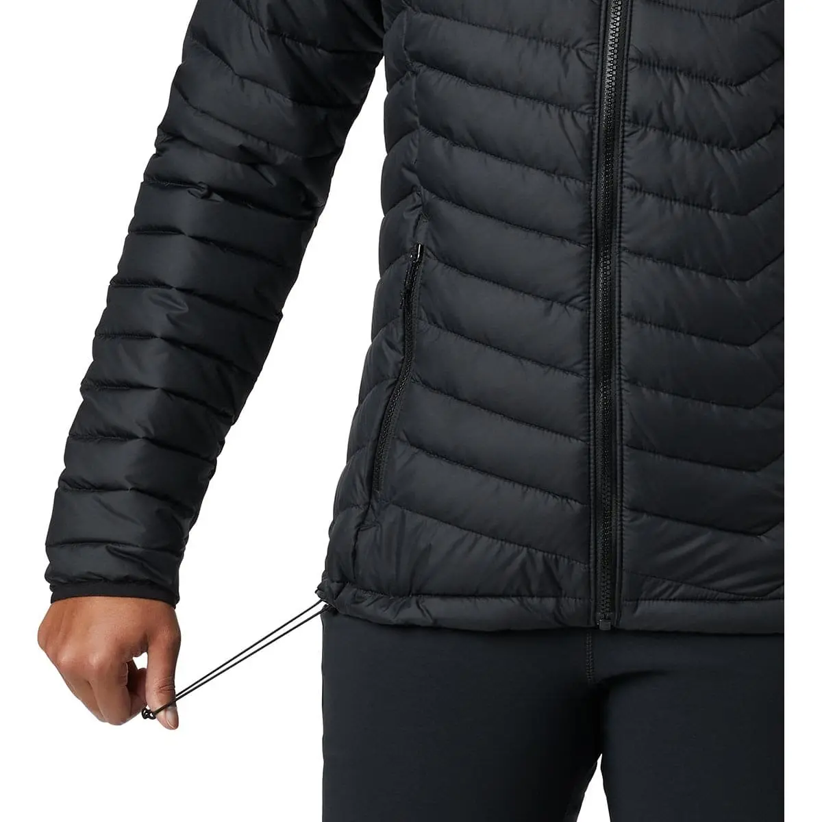 COLUMBIA POWDER LITE HOODED JKT W BLACK 23 – Image 4