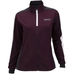 SWIX CROSS JACKET WOMEN DARK AUBERGINE 22