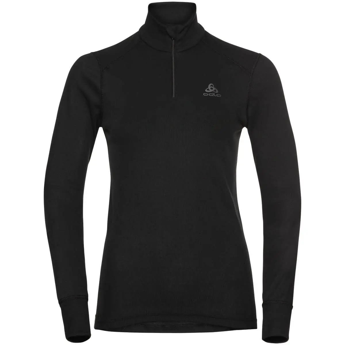 ODLO ACTIVE WARM ECO BL TOP TURTLE NECK L/S HALF ZIP W BLACK 23