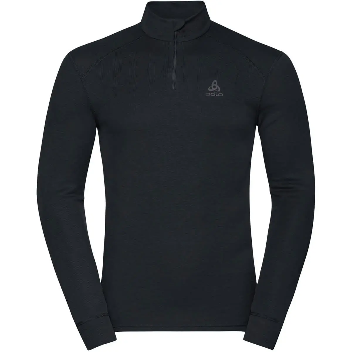 ODLO ACTIVE WARM ECO BL TOP TURTLE NECK L/S HALF ZIP BLACK 23