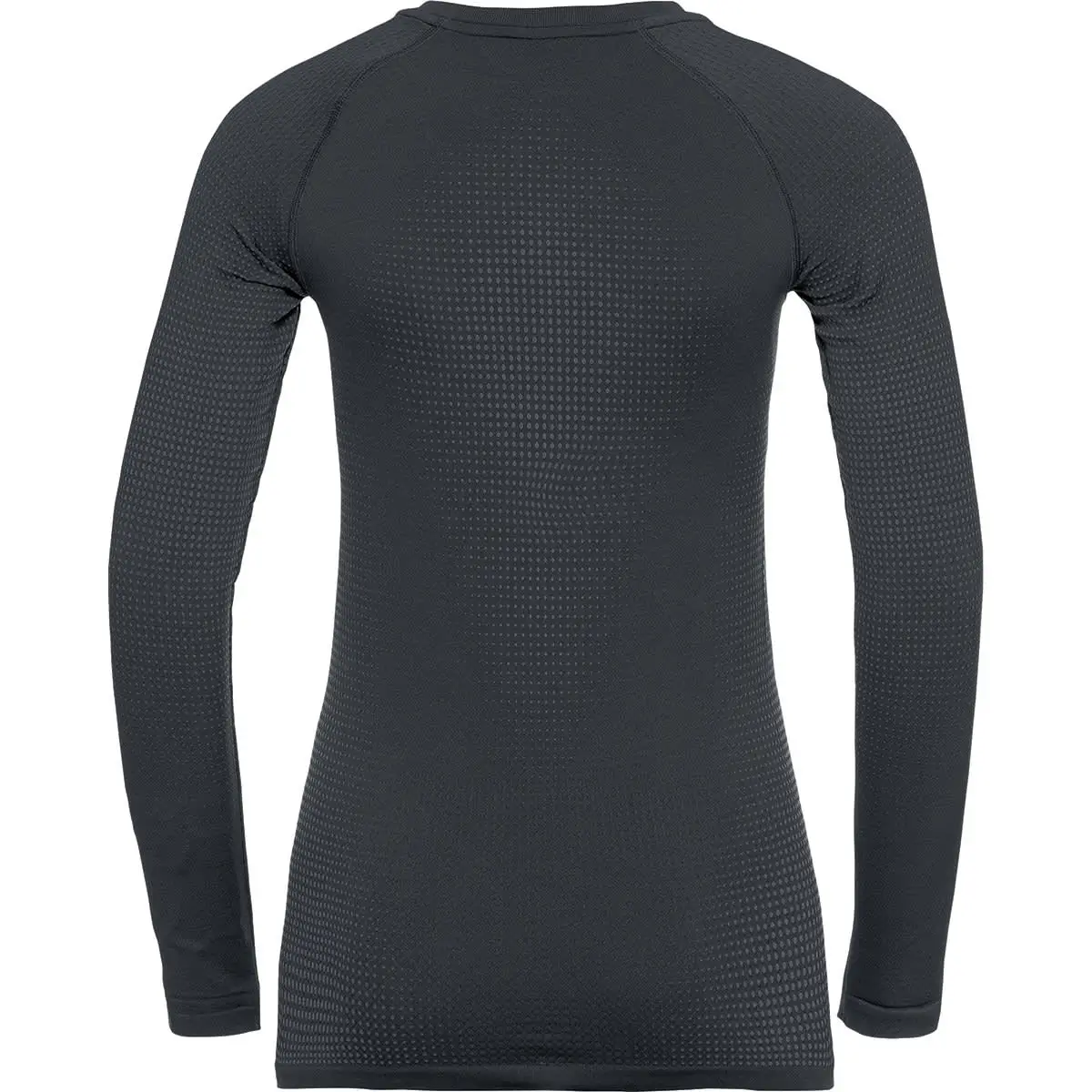 ODLO PERFORMANCE WARM ECO BL TOP CREW NECK L/S W BLK/NEW ODLO GRAPHITE GREY 23 â Image 2