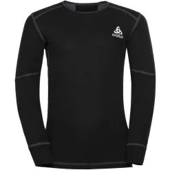 ODLO T-SHIRT ML ACTIVE X-WARM JR BLACK 23