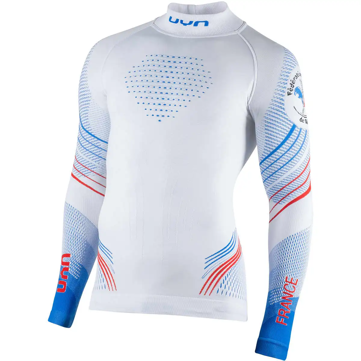 UYN NATYON 2.0 FRANCE UW SHIRT LG SL TURTLE NECK FRANCE 22 – Image 3
