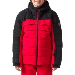 ROSSIGNOL BOY POLYDOWN JKT SPORTS RED 22