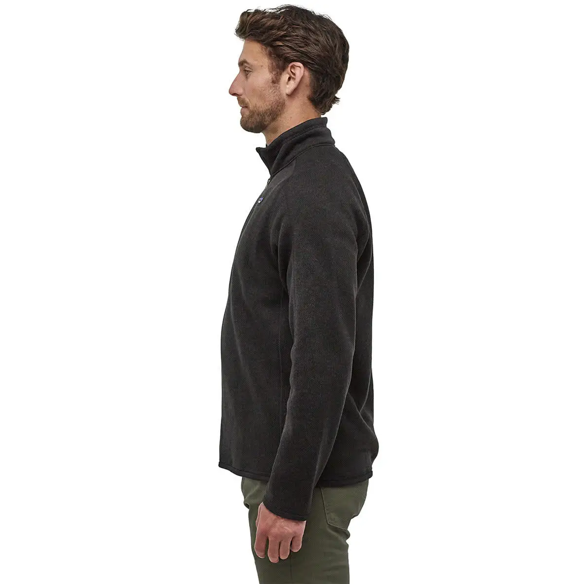PATAGONIA M'S BETTER SWEATER 1/4 ZIP BLACK 23 – Image 4