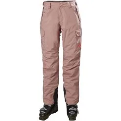 HELLY HANSEN W SWITCH CARGO INSULATED PANT ASH ROSE 21