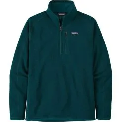 PATAGONIA M'S BETTER SWEATER 1/4 ZIP DARK BOREALIS GREEN 23