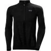 HELLY HANSEN H1 PRO LIFA SEAMLESS 1/2 ZIP BLACK 23