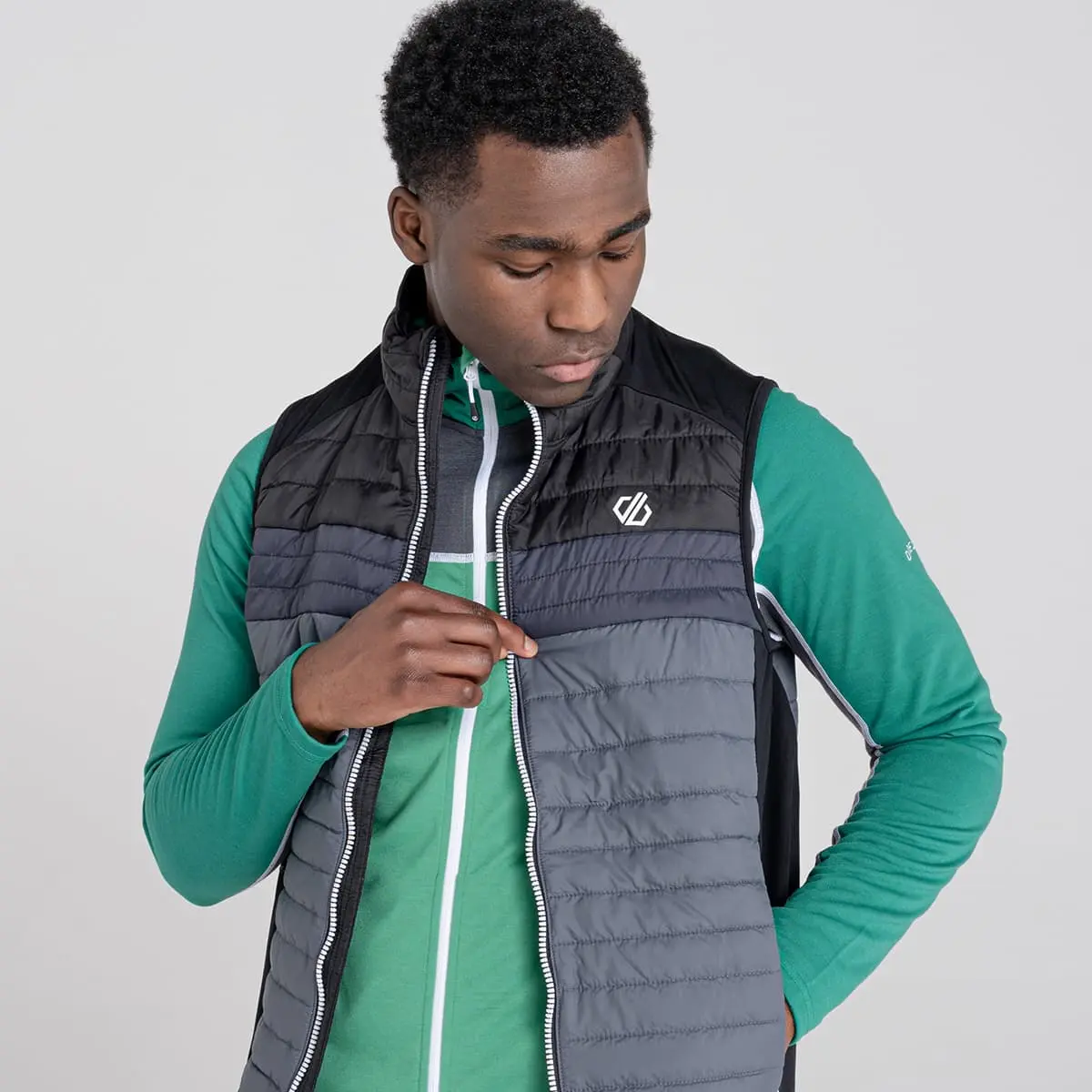 DARE 2B MOUNTAINEER WOOL VEST DKSTORM/BLAC 22 â Image 6