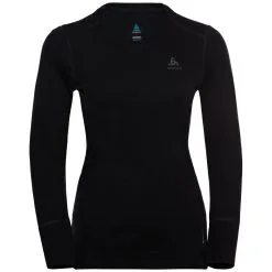 ODLO MERINO 260 BL TOP CREW NECK L/S W BLACK 23