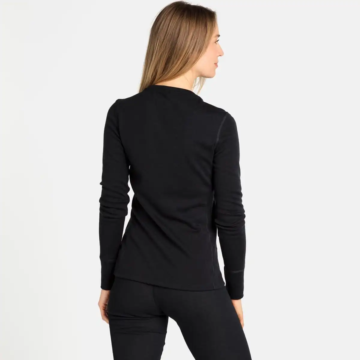 ODLO MERINO 260 BL TOP CREW NECK L/S W BLACK 23 â Image 4