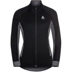 ODLO BRENSHOLMEN JACKET W BLACK-NEW ODLO GRAPHITE GREY 22